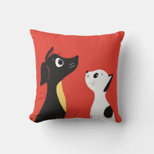 Coussin Patrouilles et Whiskers