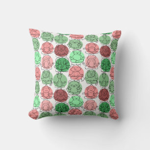 Coussin Patter les yoga poses Yoga seamless pattern 18