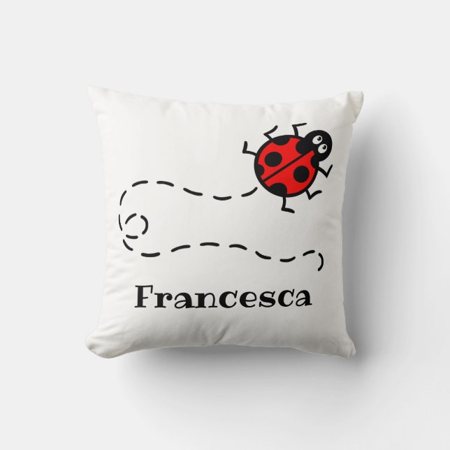 Coussin Patters féminins personnalisés (Recto)