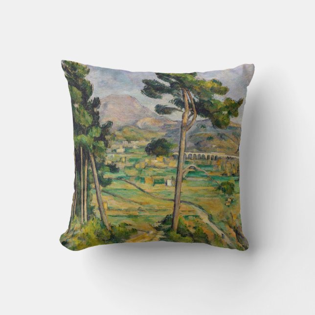 Coussin Paul Cezanne - Mont Sainte-Victoire et Viaduc (Recto)