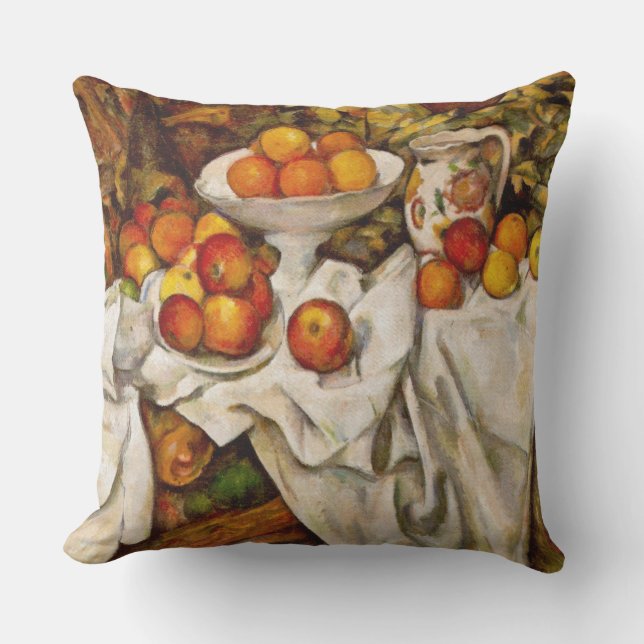 Coussin Paul Cezanne Pommes Oranges Impressionnisme (Recto)