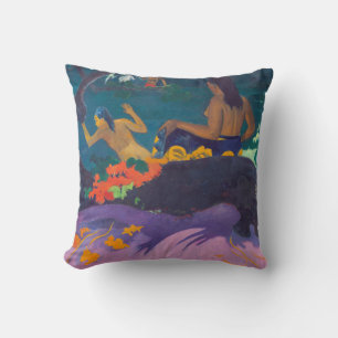 Coussin Paul Gauguin - Au bord de la mer / Fatata te Miti