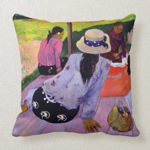 Coussin Paul Gauguin la sièste, 1891-2 (huile sur la