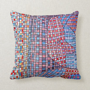 Coussin Paul Klee art : Tableau abstrait