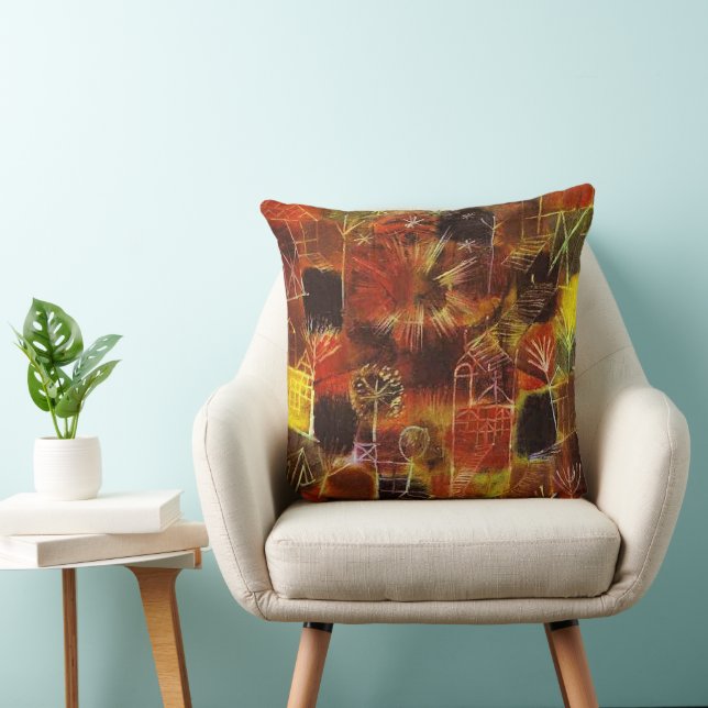 Coussin Paul Klee - Composition cosmique (Chaise)