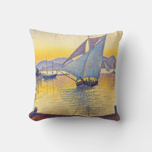 Coussin Paul Signac - Le Port au coucher du soleil, Opus 2
