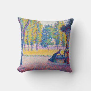 Coussin Paul Signac - Saint-Tropez, Fontaine des Lices