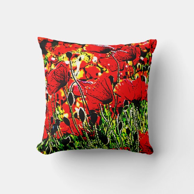 Coussin pavot (Recto)