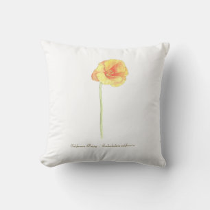 Coussin Pavot de Californie