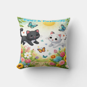 Coussin Paws & Positivity