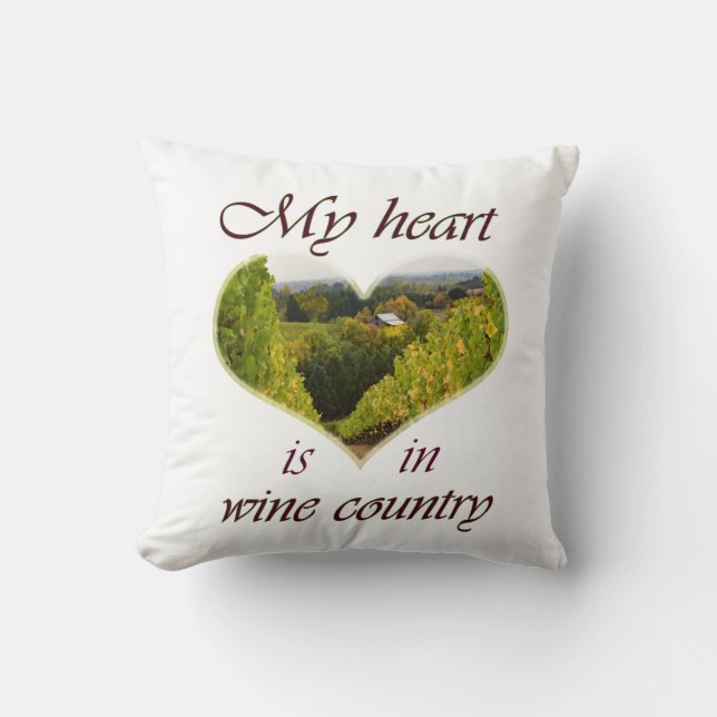 Coussin Pays du vin (Recto)