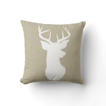 Pays rustique de cerfs communs d'Antler de toile
