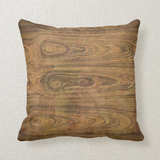 Coussin Pays rustique de fibre de bois cowboyWedding