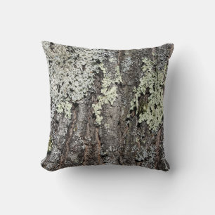 Coussin Pays Rustique Nature Mossy Bark Oak Tree Photo