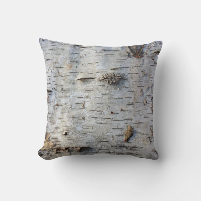 Coussin Pays rustique Nature Vieux écorce de Birch Photo (Recto)