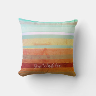 Coussin Paysage Abstrait et vos mots
