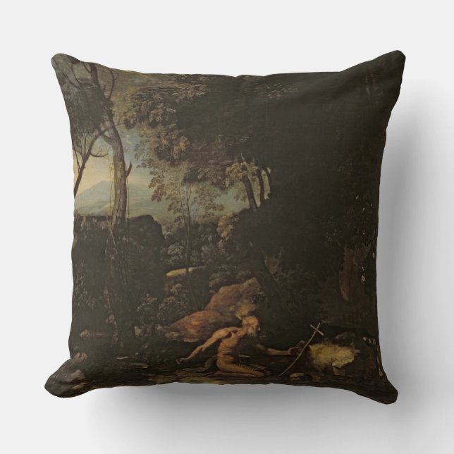 Coussin Paysage avec St Jerome (Recto)