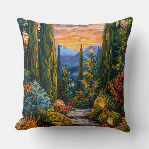 Coussin Paysage de jardin
