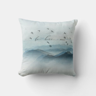 Coussin Paysage de montagne Scène Être ici maintenant