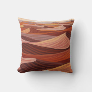 Coussin Paysage du désert chaud - Art Pittoresque