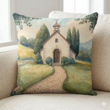 Paysage Pastel du Chemin de la Chapelle Cottagecor