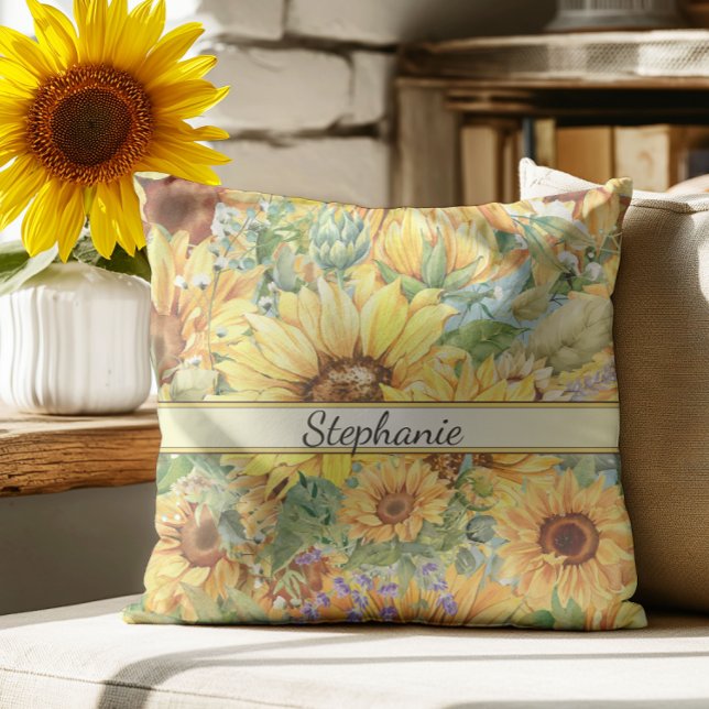 Coussin Paysage Vintage (Créateur téléchargé)