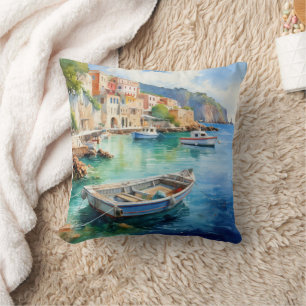 Coussin Paysages méditerranéens Peinture à l'huile