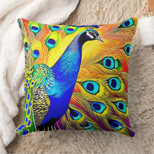 Coussin Peacock