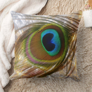 Coussin Peacock Feather
