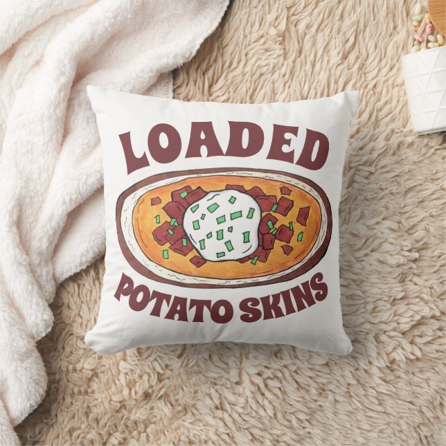 Coussin Peau de pomme de terre chargée Snack Alimentation  (Couverture)
