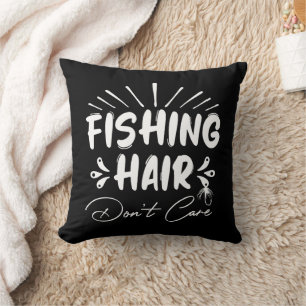 Coussin Pêche Cheveux S'en Fout Extérieur Pêcheur Cool