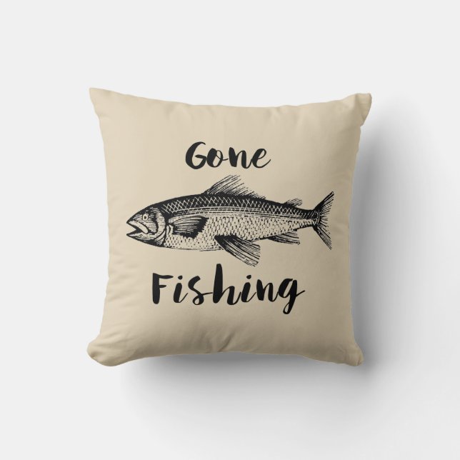 Coussin Pêche Jeu Décoratif Jeu d'Oreiller (Recto)
