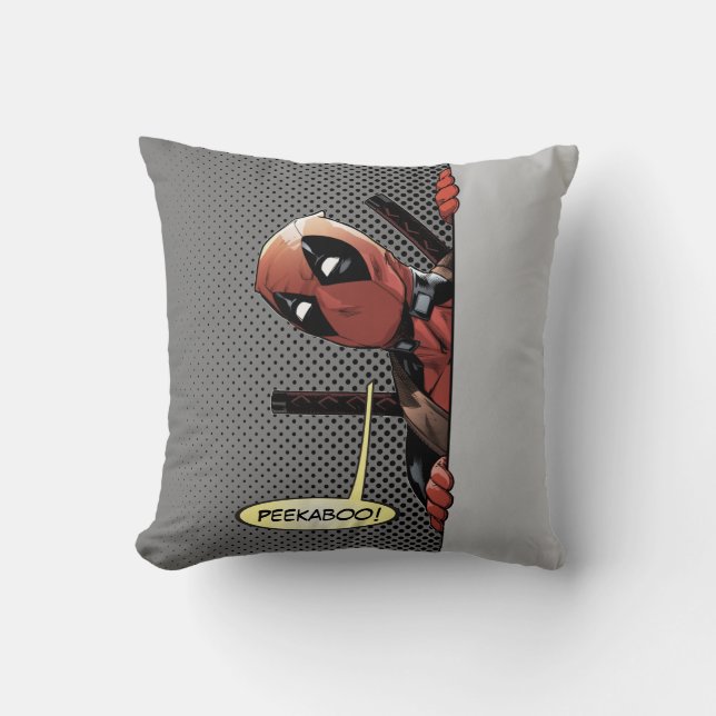 Coussin Peekaboo Deadpool (Recto)