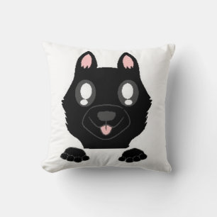 Coussin peeking allemand berger noir
