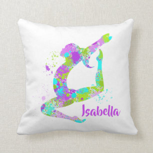 Coussin Peignez le carreau de gymnastique d'éclaboussure