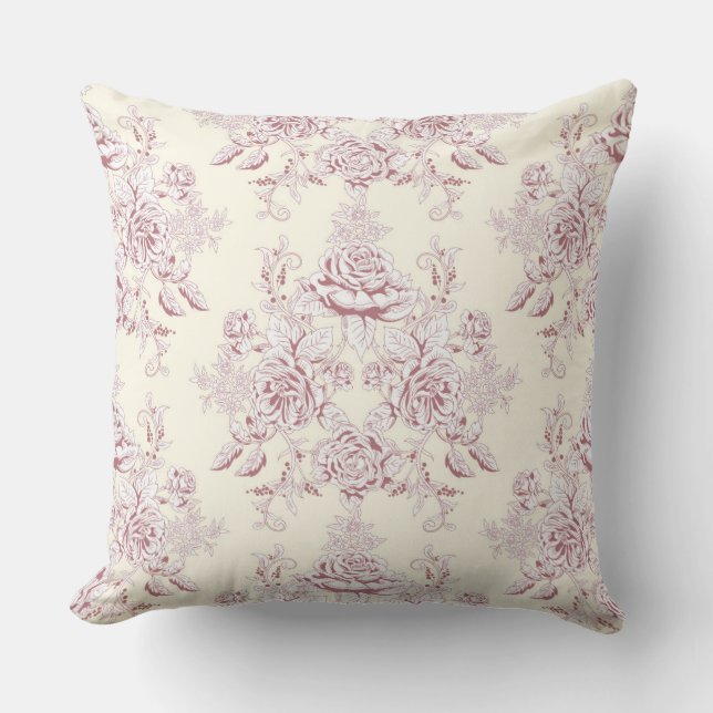 Coussin Peine de toile, répétition centrale, motif, couleu (Recto)