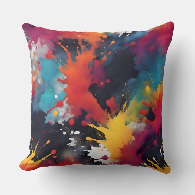 Coussin peinture Abstraite (Recto)