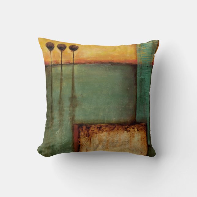 Coussin Peinture Abstraite avec touches de piano (Recto)