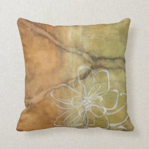 Coussin Peinture Abstraite en silhouette sur Arrière - pla