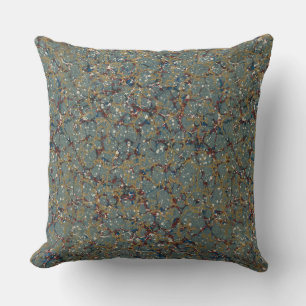 Coussin Peinture Abstraite Marbrée