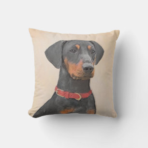 Coussin Peinture allemande Pinscher peinture art animal or