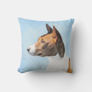 Coussin Peinture Basenji - Belle Art Original