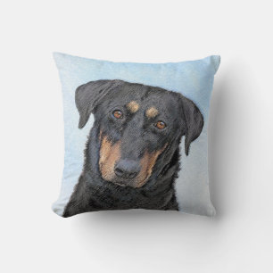 Coussin Peinture de Beauceron - Cute Original Chien Art
