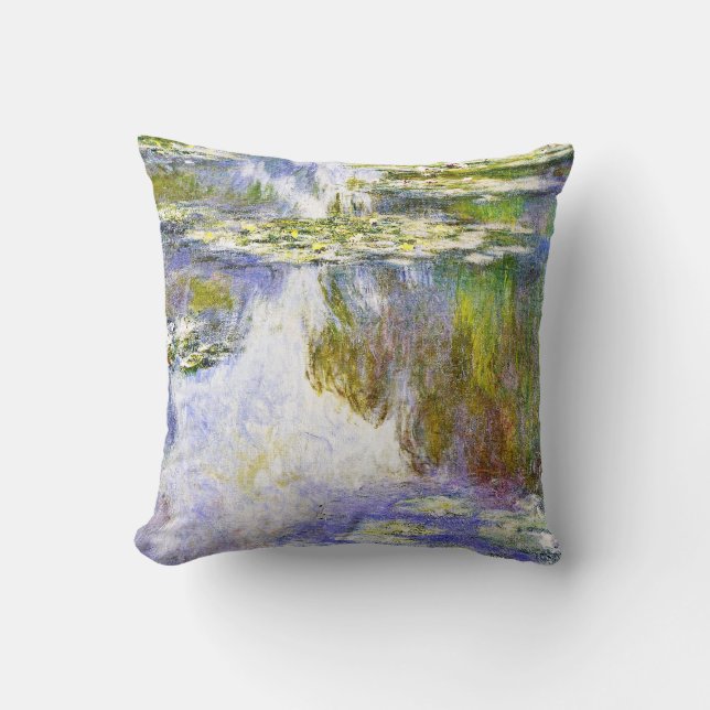 Coussin Peinture de beaux-arts de Claude Monet de (Recto)