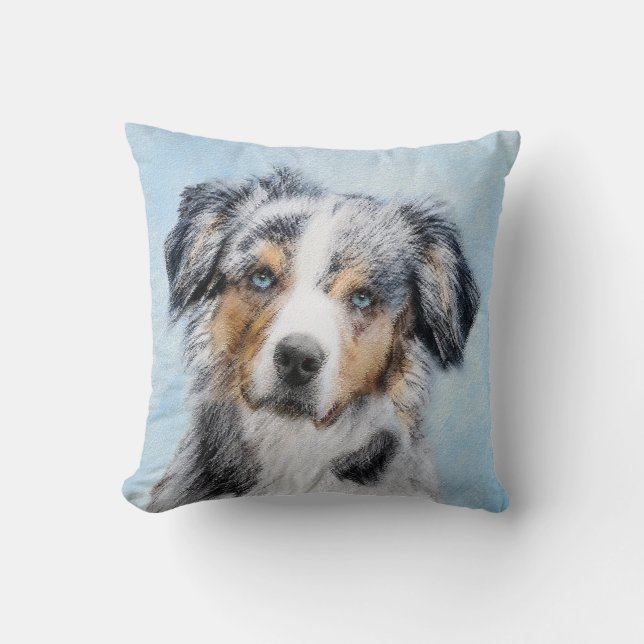 Coussin Peinture de berger américaine miniature - L'art du (Recto)