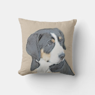 Coussin Peinture de Chien de Montagne bernois - Art origin