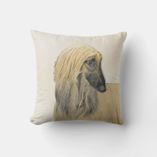 Coussin Peinture de la hache afghane - jolie art original 