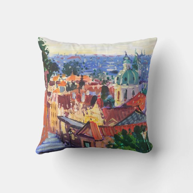 Coussin Peinture de Praga (Verso)