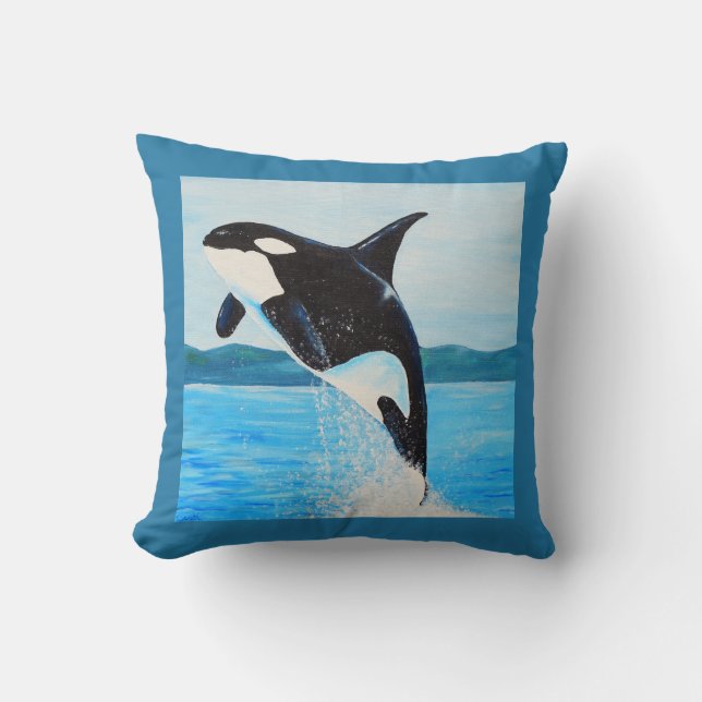 Coussin Peinture d'orque (Recto)