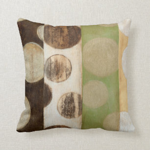 Coussin Peinture du bois de panneau de ton de la terre